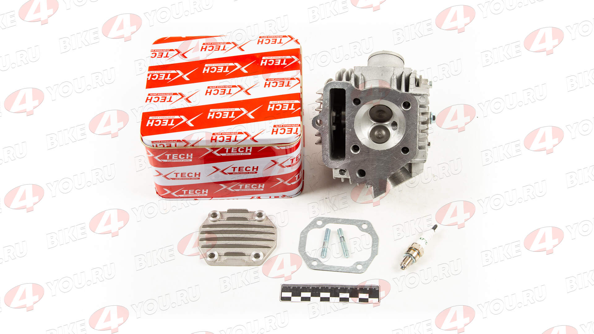 Головка блока цилиндров ( ГБЦ ) в сборе 152FMH 110см3 X-TECH