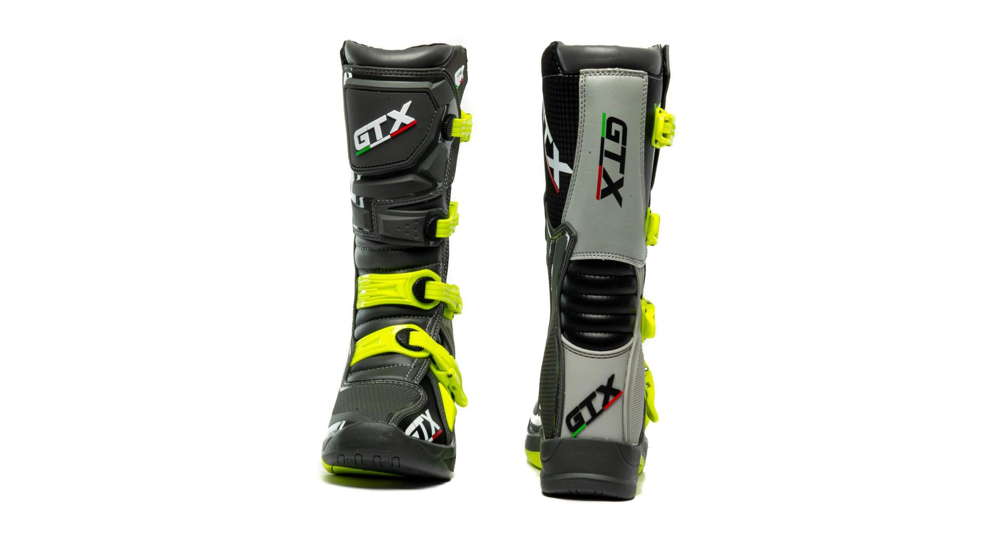 Мотоботы GTX MX №2 grey/green (р. 43)