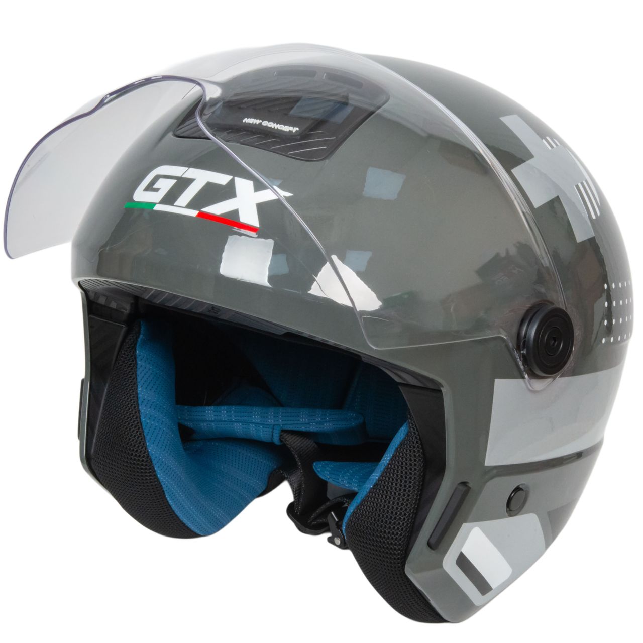 Шлем мото открытый GTX NE02 №2 (M)